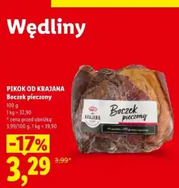 Lidl Boczek pieczony Pikok Od Krajana oferta