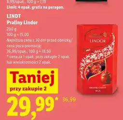 Lidl Praliny Lindor Milk Lindt oferta