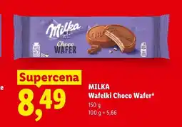 Lidl Wafelki Milka Choco Wafer oferta