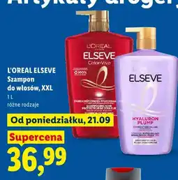 Lidl Szampon do włosów L'Oréal Elseve Color-Vive XXL oferta