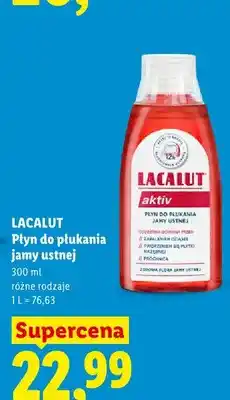 Lidl Płyn do płukania jamy ustnej Lacalut aktiv oferta