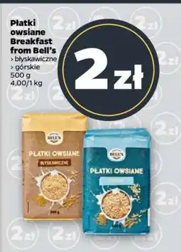 Netto Płatki owsiane Breakfast from Bell’s oferta