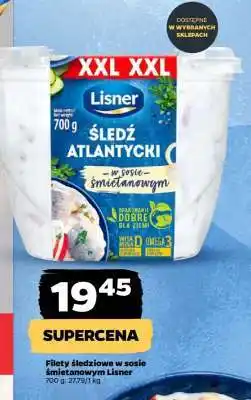 Netto Filety śledziowe w sosie śmietanowym Lisner oferta