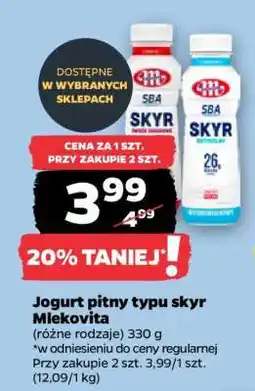 Netto Jogurt pitny typu skyr Mlekovita oferta