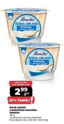 Netto Serek wiejski z dodatkiem twarożku Almette oferta