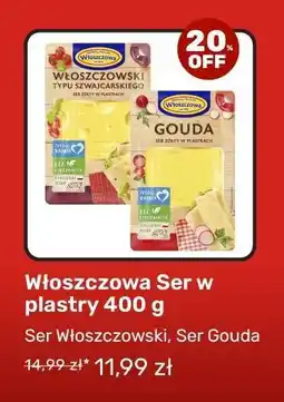 Biedronka Włoszczowa Ser w plastry 400 g oferta