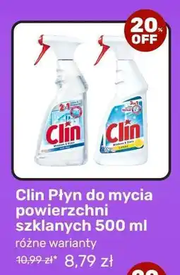 Biedronka Clin Płyn do mycia powierzchni szklanych 500 ml oferta
