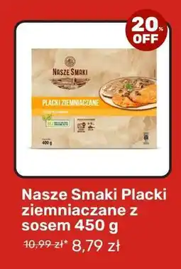 Biedronka Nasze Smaki Placki ziemniaczane z sosem 450 g oferta