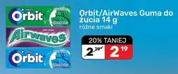 Biedronka Orbit/AirWaves Guma do żucia 14 g oferta