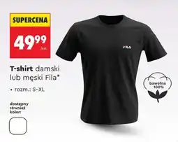 Biedronka T-shirt damski lub męski Fila oferta