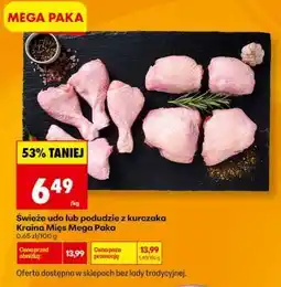 Biedronka Świeże udo lub podudzie z kurczaka Kraina Mies Mega Paka oferta