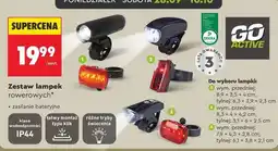 Biedronka Zestaw lampek rowerowych oferta