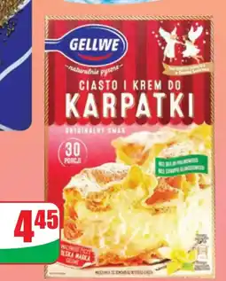 Dino Ciasto karpatka + krem Gellwe oferta
