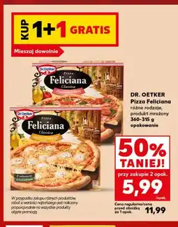 Kaufland Pizza Feliciana Classica Prosciutto e Pesto Dr. Oetker oferta