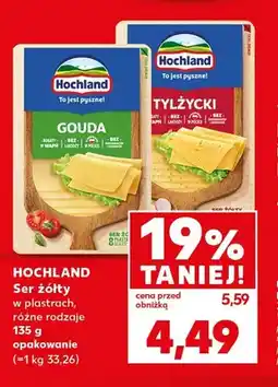 Kaufland Ser tylżycki w plastrach Hochland oferta