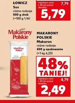 Kaufland Makaron spaghetti Makarony Polskie oferta