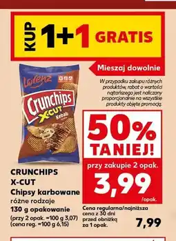 Kaufland Chipsy karbowane Crunchips X-Cut oferta