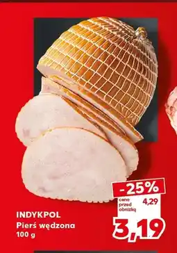 Kaufland Pierś wędzona Indykpol oferta