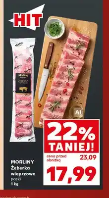 Kaufland Żeberka wieprzowe paski Morliny oferta