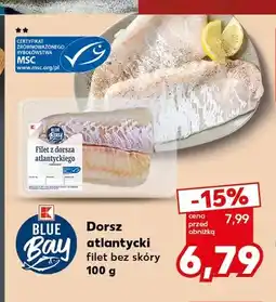 Kaufland Dorsz atlantycki filet bez skóry Blue Bay oferta