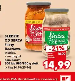 Kaufland Filety śledziowe wiejskie Śledzie od Serca oferta