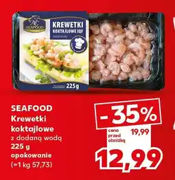 Kaufland Krewetki koktajlowe z dodaną wodą Seafood oferta