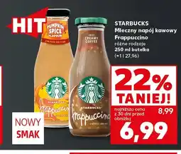 Kaufland Mleczny napój kawowy Frappuccino Pumpkin Spice Starbucks oferta
