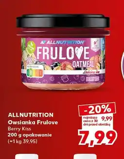 Kaufland Owsianka Frulove Berry Kiss Allnutrition oferta