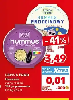Kaufland Hummus proteinowy klasyczny Lavica Food oferta