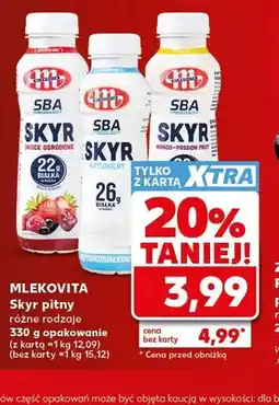 Kaufland Skyr pitny owoce ogrodowe Mlekovita oferta