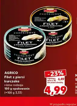 Kaufland Filet z piersi kurczaka w oleju Agrico oferta