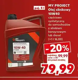 Kaufland Olej silnikowy 10W40 My Project oferta