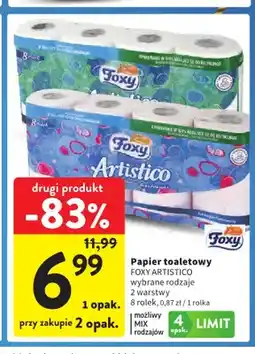 Intermarche Papier toaletowy 8-pak Foxy Artistico oferta