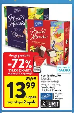 Intermarche Ptasie Mleczko o smaku pigwa oferta