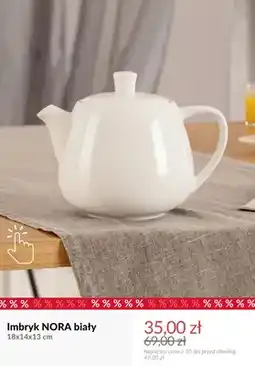 Homla Imbryk Nora biały oferta
