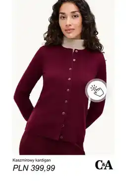 C&A Kaszmirowy kardigan C & A oferta