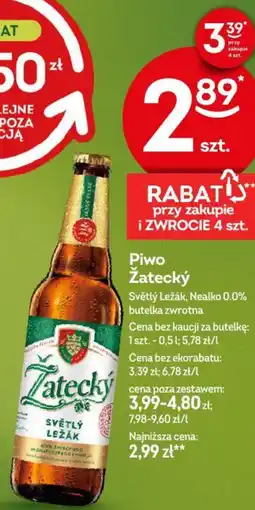Żabka Piwo Żatecky oferta