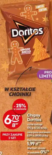 Żabka Chipsy Doritos oferta