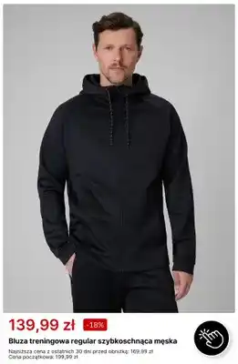 Bluza treningowa regular szybkoschnąca męska
