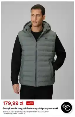 4F Bezrękawnik z wypełnieniem syntetycznym męski 4F oferta