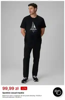 Spodnie casual męskie 4F