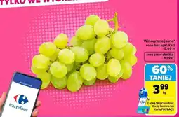 Carrefour Winogrona jasne oferta