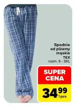 Carrefour Spodnie od piżamy męskie oferta