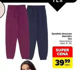 Carrefour Spodnie dresowe damskie oferta
