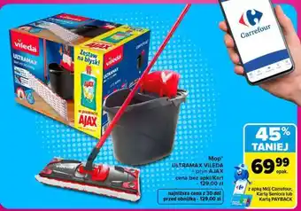 Mop ULTRAMAX VILEDA + płyn AJAX