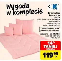 Carrefour Linia kołder i poduszek DOLLY oferta