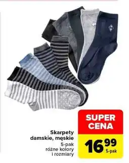 Carrefour Skarpety damskie, męskie oferta