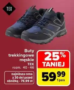 Carrefour Buty trekkingowe męskie oferta