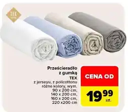 Carrefour Prześcieradło z gumką oferta