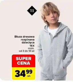 Carrefour Bluza dresowa rozpinana dziecięca oferta